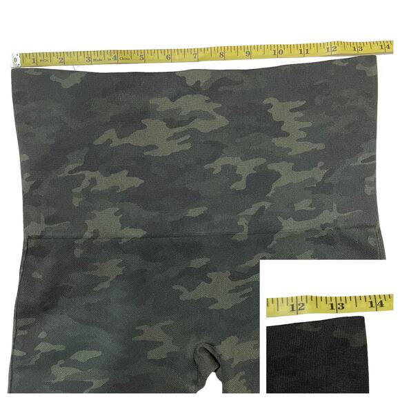 Spanx Look at Me Now Seamless Leggings - Green Camo - XL - Picture 3 of 10